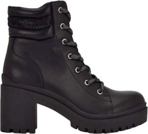 Nine West Women's Quona Lug Sole Combat Boots