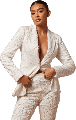 Fashion Nova Women's Karter Textured Blazer