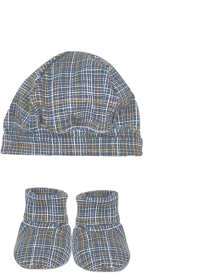 Perfectly Preemie Hatch Hat & Bootie Set