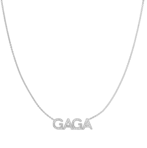 Maya Brenner Pavé Gaga Necklace Color 14K Gold