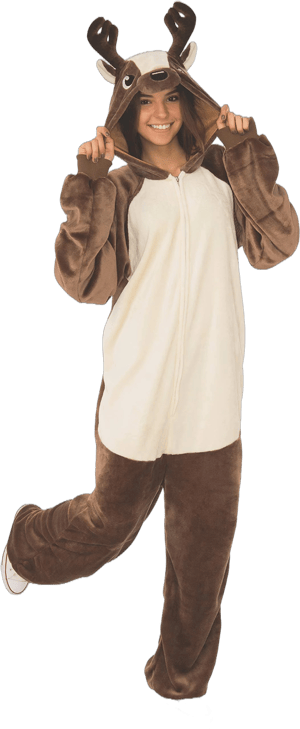 Rubies Reindeer Comfy Wear Adult Costume