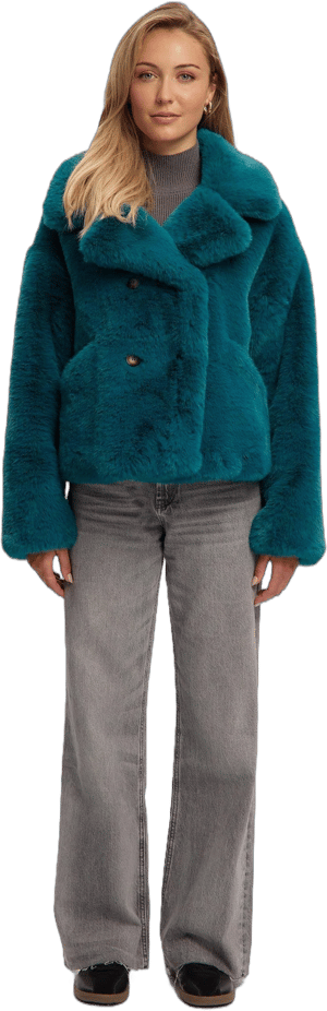 Noize Women's Push Faux Fur Coat