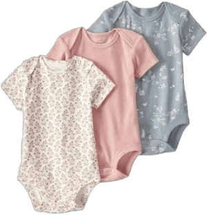 Little Planet Baby 3-Pack Organic Cotton Rib Bodysuits