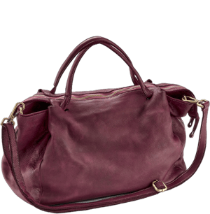 Leather Satchel Handbag