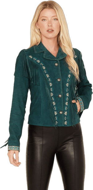 Shyanne Women's Suede Fringe Jacket