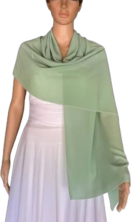 Soft Long Chiffon Shawl