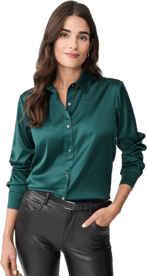 J.McLaughlin Women's Denver Satin Shirt