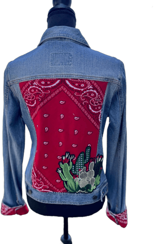 Women's Patch Denim Jacket