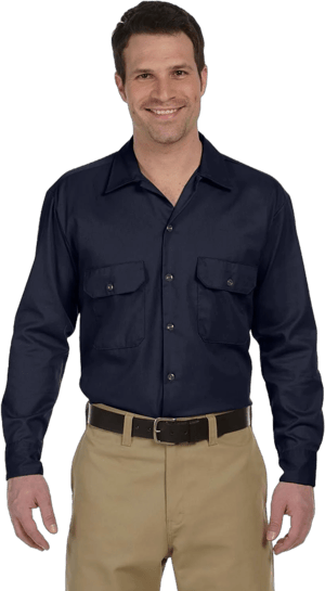 Dickies Men's Long Sleeve Work Shirt