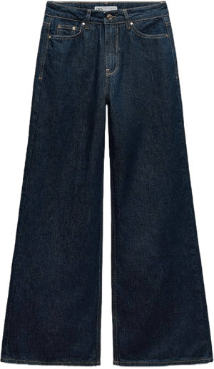 Zara Z1975 Women's High Rise Wide Leg Jeans