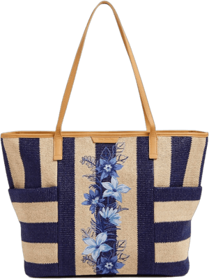 Vera Bradley Women's Straw Beach Tote Bag