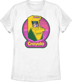 Crayola Women's Arcade Machine Graphic T-Shirt