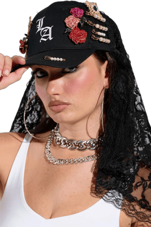 Akira City Girl Luxe Brooch Hat