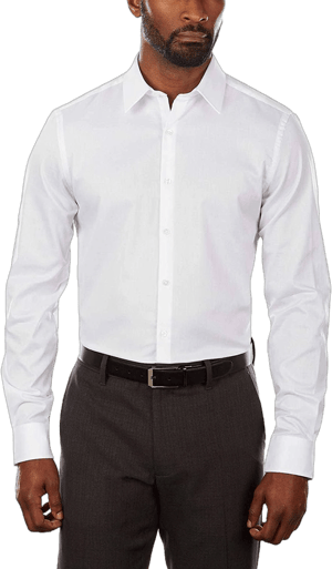 Van Heusen Men's Dress Shirt Slim Fit Flex Collar Stretch Solid