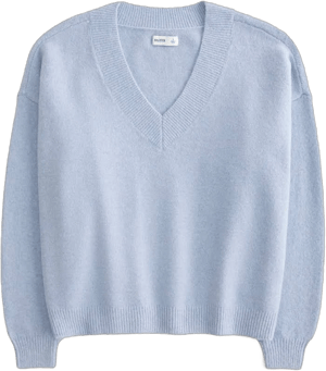 Hollister Women's Comfy Cloud Oversized V-Neck Sweater