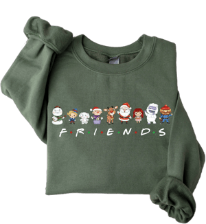 Rudolph Red Nosed Friends Hoodie Sweatshirt