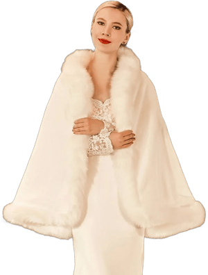 JJ's House Faux Fur Shawl