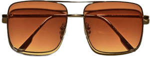 1970s Oversized Double Bridge Aviator Sunglasses