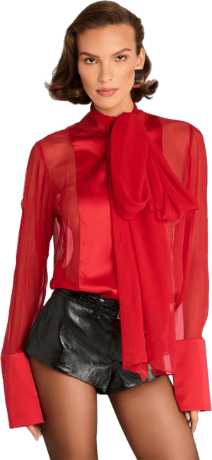 Retrofête Women's Suri Silk Blouse