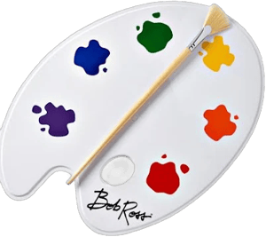 Spirit Halloween Bob Ross Paint Palette