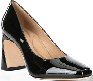 Antonio Melani Ellery Patent Leather Flared Heel Pumps