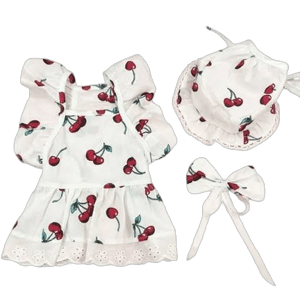 Reheyre Cute Floral Pet Dress Set