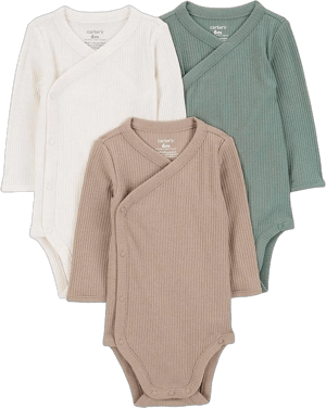 Carter's Baby 3-Pack Side-Snap Bodysuits