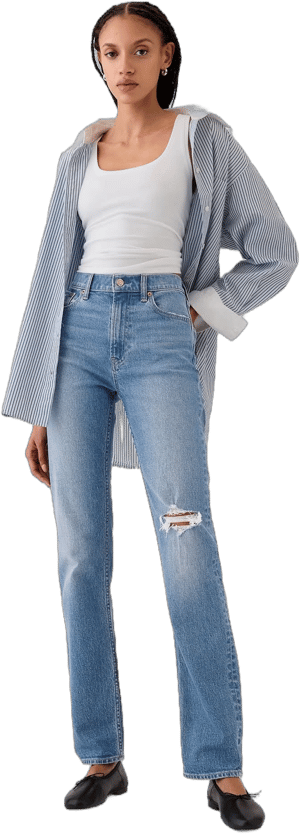 Gap Women's High Rise '90s Straight Jeans