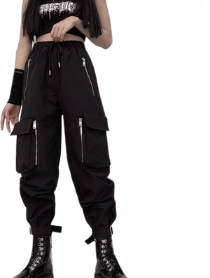 Women's Loose Chained Multi-Pocket Cargo Pants