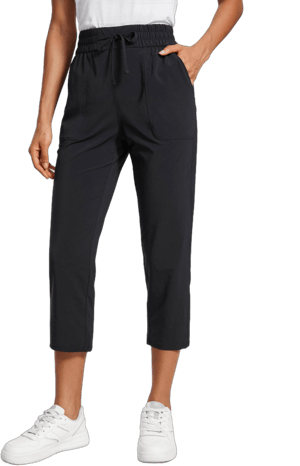 CRZ Yoga Women's Lightweight Cropped Capri Pants