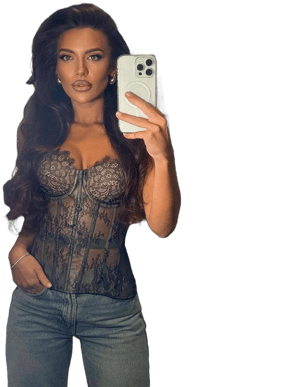 Lace Corset Bustier Top