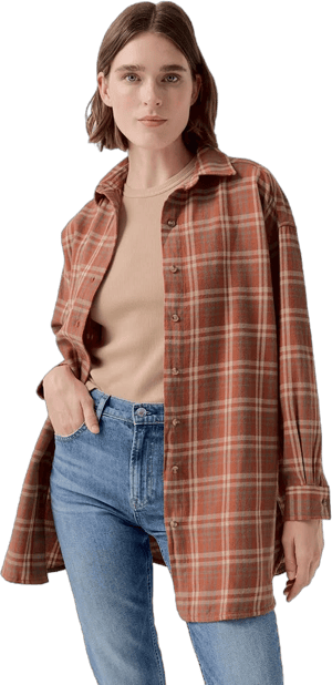 PACT Women's Organic Fireside Flannel Shirt