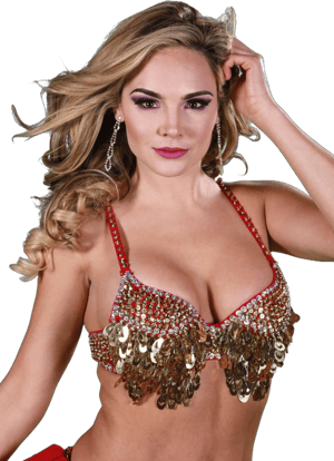 Belly Dance Sequins Bra Top