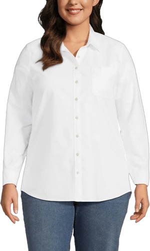 Lands' End Women's Plus Size Oxford Shirt