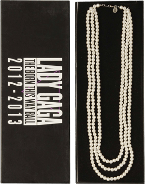 Lady Gaga Pearl Necklace