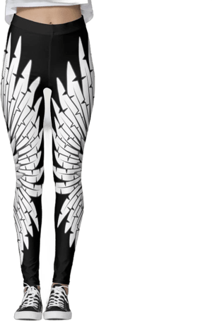 Zazzle Women's Angel Wings Leggings