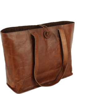 Vintage Genuine Leather Tote Bag