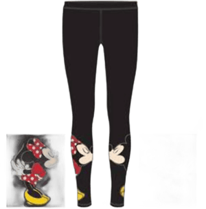 Disney Juniors Mickey and Minnie Mouse Stretch Leggings