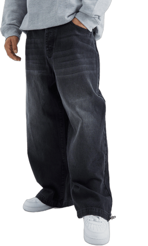 BoohooMAN Men's Parachute Denim Jeans