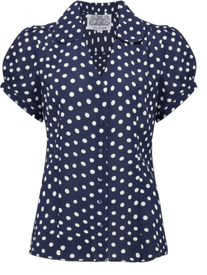 The Seamstress of Bloomsbury Judy Polka Blouse