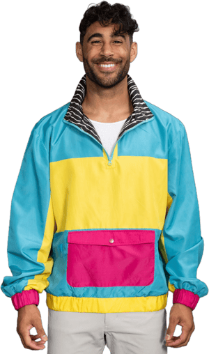 Costume Agent Men's Lightweight Retro Windbreaker Jacket