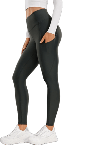 CRZ YOGA Fleece Lined Leggings Women with Pockets 28