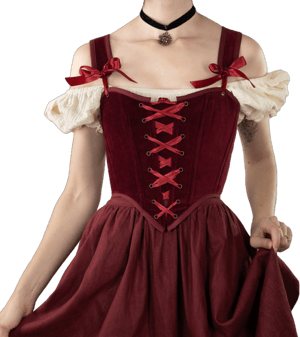 French Meadows Renaissance Velvet Corset Top