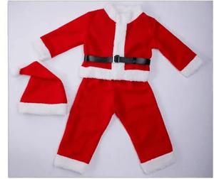 Christmas Santa Claus Costume Set for Boys