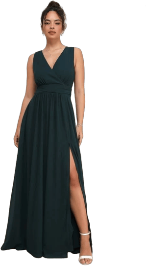 Lulus Surplice Maxi Dress