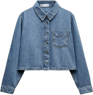 Zara Z1975 Women's Denim Shirt