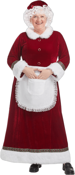 Miss Santa Claus Velvet Christmas Suit