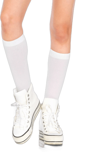 Leg Avenue Women's Nylon Knee Highs