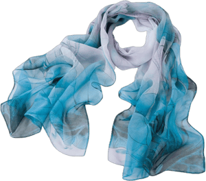 Signare Women's Chiffon Lotus Scarf