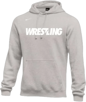 Nike Women's Wrestling Club Fleece Hoodie - Grey/White